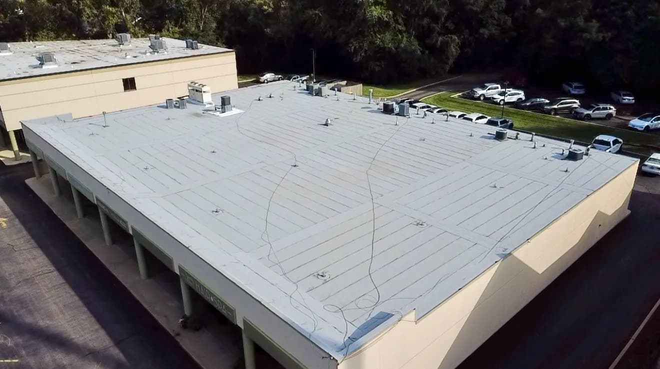 Gallery photos for New Granulated Modified Bitumen Torch-Down Roof on 15,000 Sq. Ft. Commercial Building: Image #1