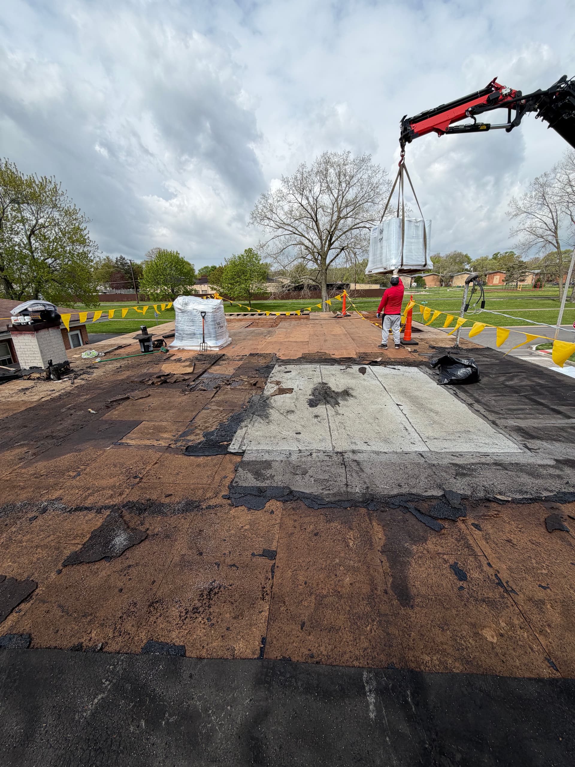 Flat Roof Remove and Replace Completed in Grayslake image