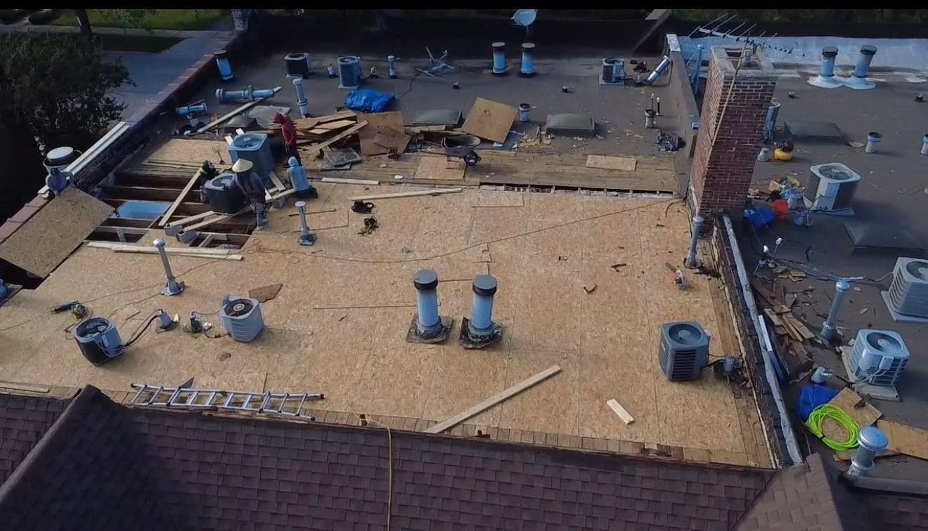 Gallery photos for Commercial Flat Roof Replacement Done Right in Wheaton: Image #3