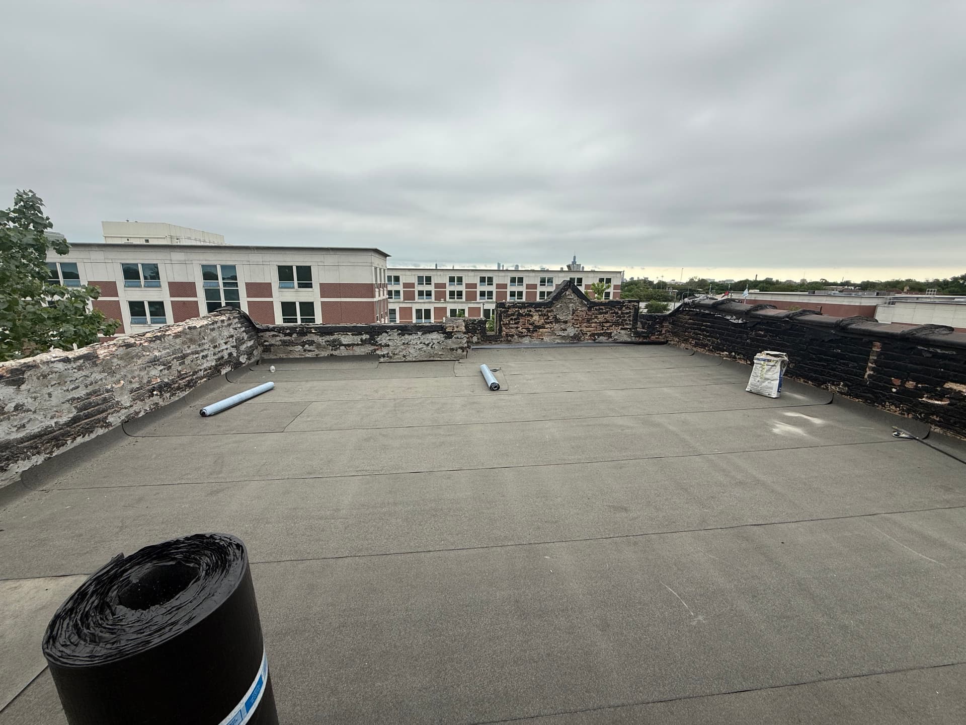 Gallery photos for Chicago Flat Roof Tear-Off and GAF Modified Replacement: Image #3