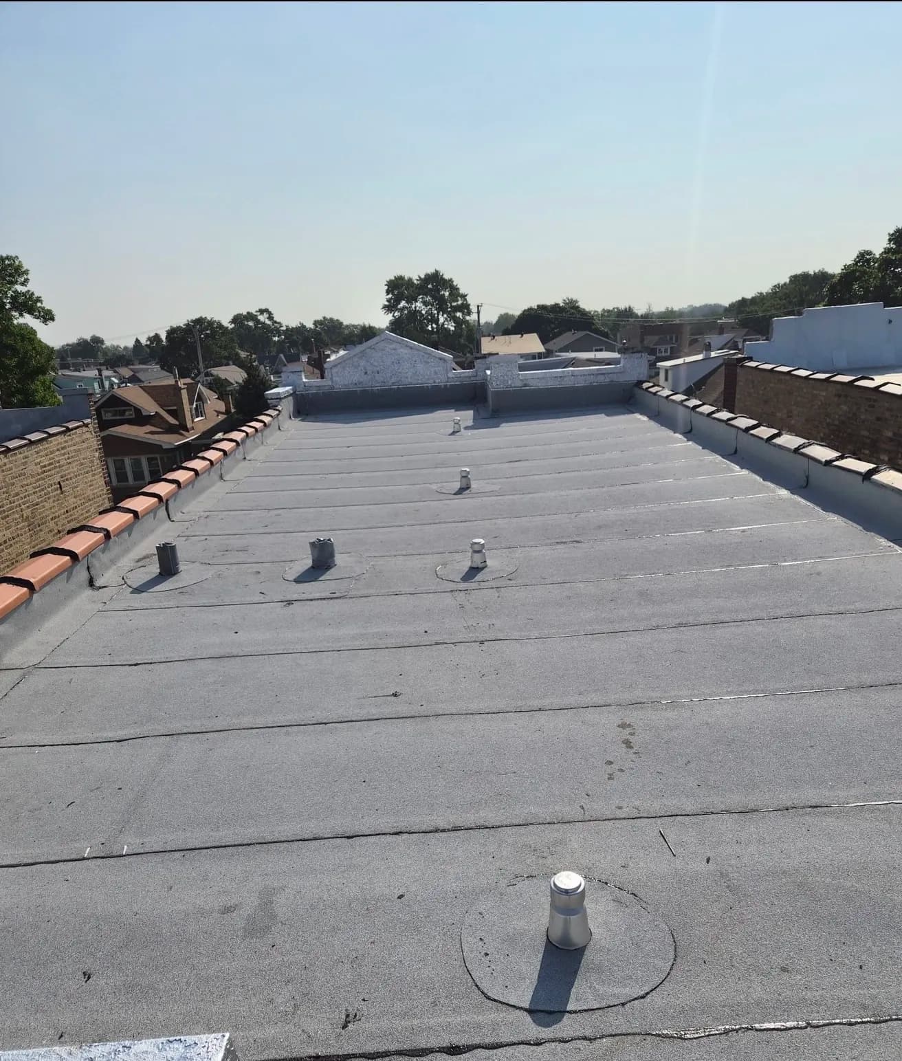 New Granulated Modified Torch-Down Flat Roof in Chicago image