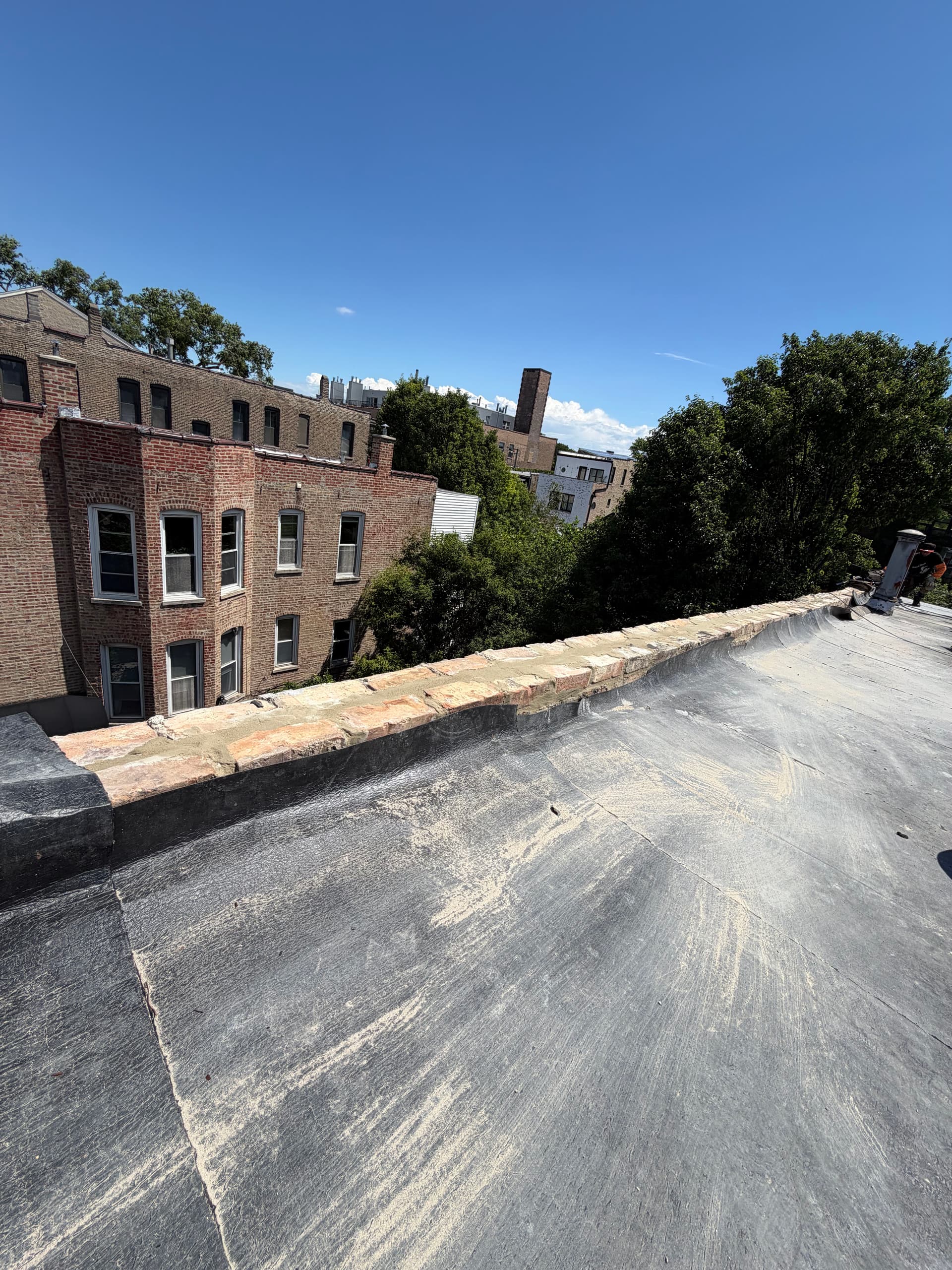 Gallery photos for Full Flat Roof Tear-Off and Modified Bitumen Re-Roof in Chicago: Image #1